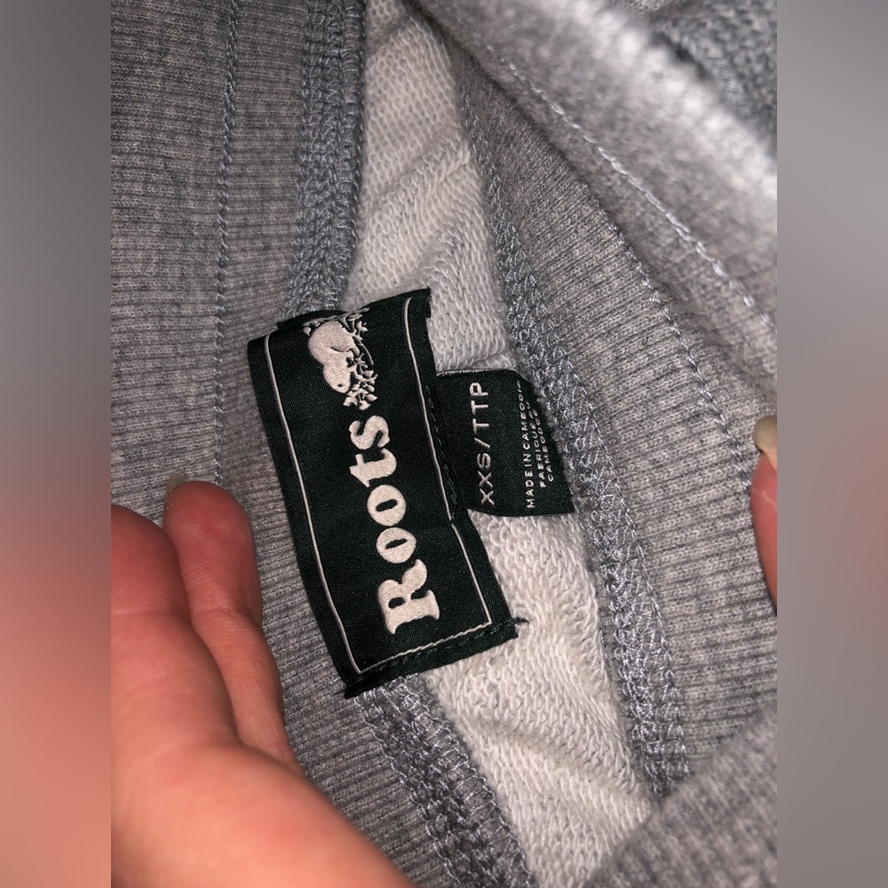 Roots Heather Gray Sweatpant Joggers - XXS - Picture 6 of 9
